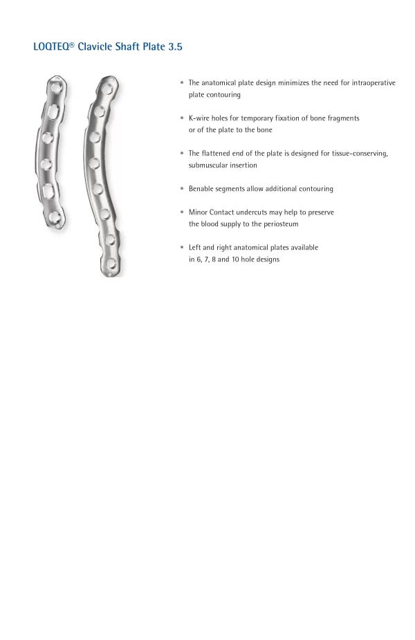 Cirugía de Clavícula con LOQTEQ: Mínimamente Invasiva y Eficaz